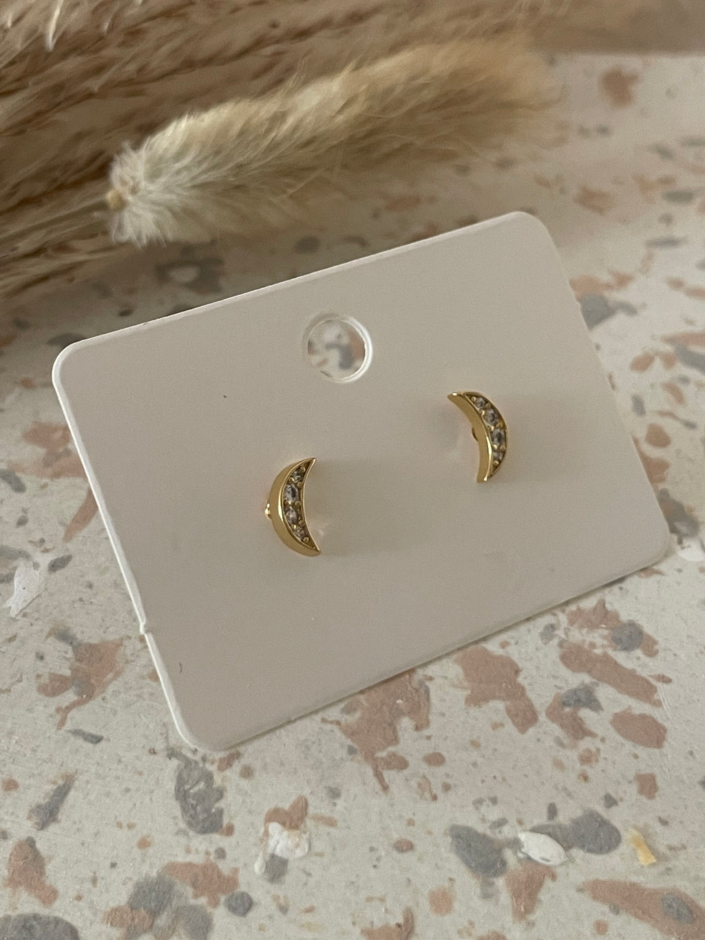 Boucle d’oreille Lune